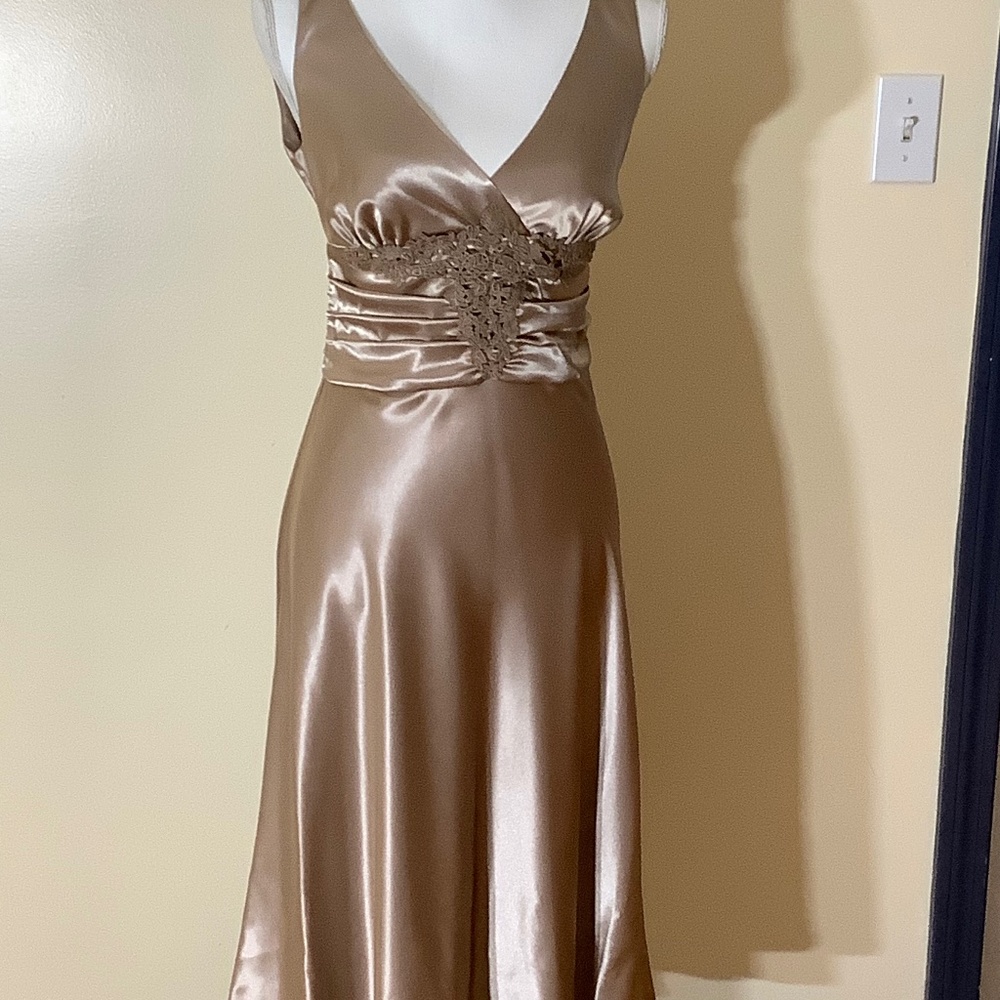 Champaign Gold Cocktail Dress